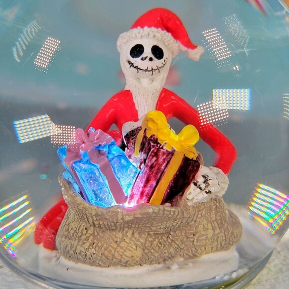Disney's The Nightmare Before Christmas Jack & Zero Musical SnoMotion WaterGlobe - Picture 12 of 12